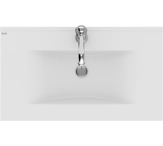 Напольная тумба с умывальником IDDIS Oxford 80 см, белая OXF80W0i95K