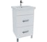 Напольная тумба с умывальником IDDIS New Custo 50 см, белая NCU50W0i95K 1