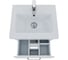 Напольная тумба с умывальником IDDIS New Custo 50 см, белая NCU50W0i95K 5
