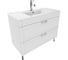Тумба с умывальником, напольная IDDIS 100 см, белая, Оксфорд (Oxford) OXF10W1i95K 2