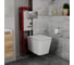 Комплект Bauedge BAU 6 в 1: инсталляция BAU PRO, унитаз подвесной безободковый с вихревым смывом, OWL 1975 Hurricane3, сиденье дюропласт микролифт, клавиша BAU Dream, хром Q111300-TOWLT190403S-Q00004 5