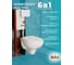 Комплект BAU 6 в 1 Bauedge: инсталляция BAU PRO, унитаз подвесной Rio Luxe 52х35 сиденье микролифт, клавиша BAU Soul белая Q111300-30745-Q00014 6
