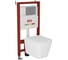Комплект BAU 6 в 1 Bauedge: инсталляция BAU PRO, унитаз подвесной безободковый OWL Vatter Ruta-H mini 49x34, быстросьёмное сиденье микролифт, клавиша BAU Stil антивандальная, нержавеющая сталь Q111300-OWLT190403-Q00009 1