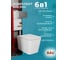 Комплект BAU 6 в 1 Bauedge: инсталляция BAU PRO, унитаз подвесной безободковый OWL Vatter Ruta-H mini 49x34, быстросьёмное сиденье микролифт, клавиша BAU Stil антивандальная, нержавеющая сталь Q111300-OWLT190403-Q00009 8