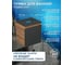Тумба Bauedge Bau Dream Blackwood 35 с ящиком, графит, раковина BAU Cerama Mini 33x28, белая, выпуск клик клак черный SD4416 8