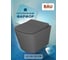 Унитаз подвесной безободковый Bauedge Bau Stil Dark Matt Grey, сиденье дюропласт микролифт, темно-серый матовый BS0002-DG 6