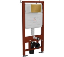 Инсталляция усиленная Bauedge BAU IDEAL, клавиша BAU Light антивандальная, нержавеющая сталь золото E458103-E00108