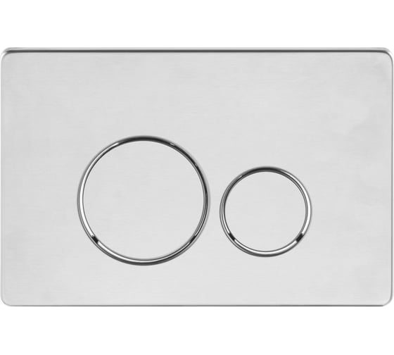 Инсталляция усиленная Bauedge BAU IDEAL, клавиша BAU Wheel антивандальная, нержавеющая сталь брашированная E458103-E00118