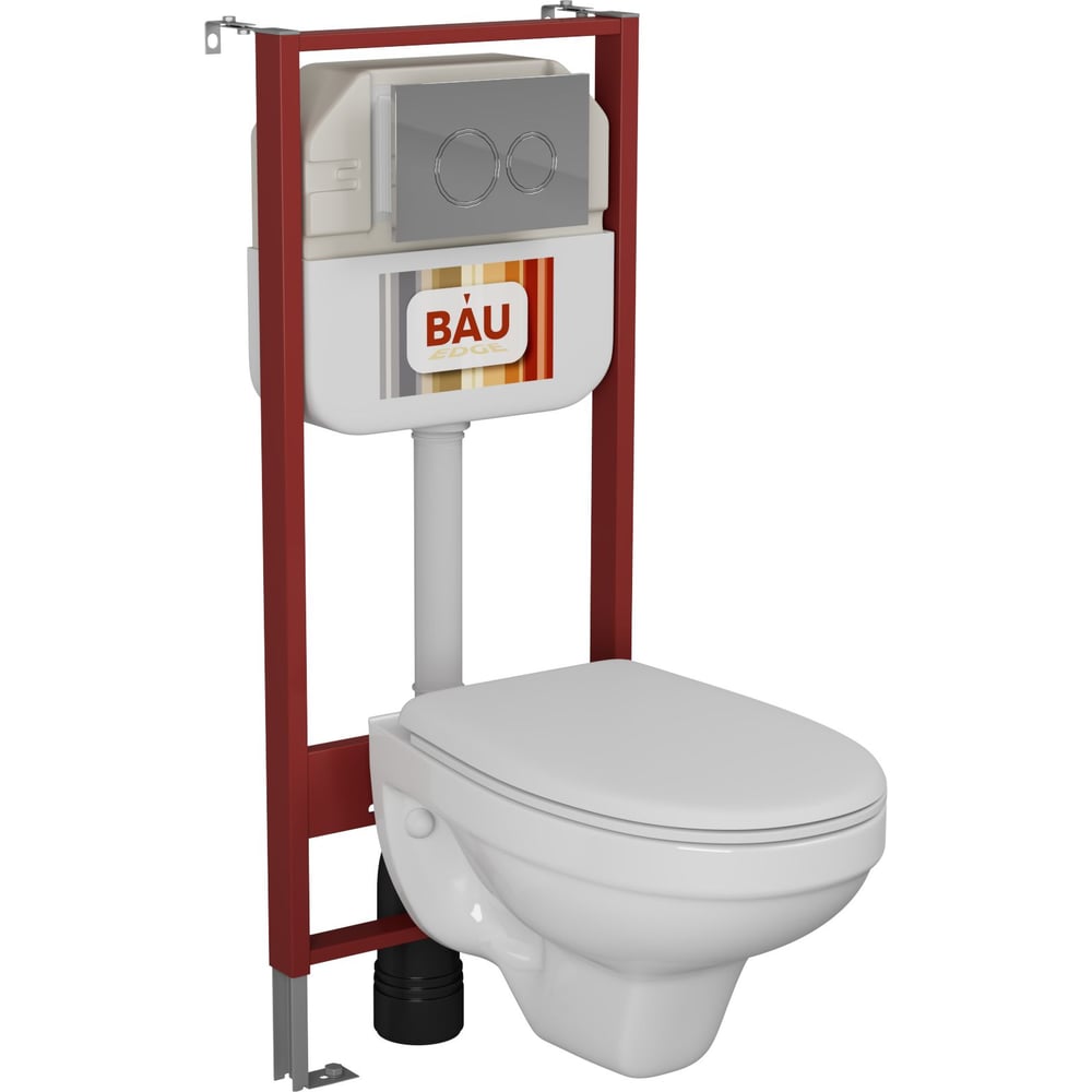 Комплект Bauedge BAU 6 в 1: рамная инсталляция BAU NEO 45 для ...