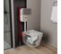 Комплект Bauedge BAU 6 в 1: рамная инсталляция BAU NEO 45, унитаз подвесной OWL Vatter Ruta-H mini 49x34, быстросъёмное сиденье микролифт, клавиша BAU Stil антивандальная NEO45700-OWLT190403-Q00009 9