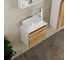Комплект для ванной Bauedge 4 предмета (Тумба Bau Dream Blackwood 50, раковина BAU Mini 38х24, смеситель для раковины высокий Hotel Still, нержавеющая сталь BD1539 2