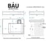 Комплект Bauedge BAU 4 в 1: раковина над стиральной машиной BAU Hotel Pro 80х55, литьевой мрамор, кронштейны, сифон и смеситель Hotel Still, нержавеющая сталь XMY0077 6