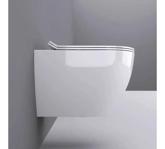 Комплект Bauedge Bau 6 в 1: инсталляция Delice с клавишей Oreol, унитаз безободковый Bau Dream PRO, быстросъемное тонкое сиденье дюропласт микролифт, крепления, шумоизоляция NL0001-PRO-DLR_000003