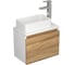 Комплект Bauedge для ванной, 3 предмета (Тумба Bau Dream Blackwood 50, раковина BAU Mini 38x24, смеситель для раковины высокий Hotel Still, нержавеющая сталь) BD1537 1