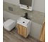 Комплект Bauedge для ванной, 3 предмета (Тумба Bau Dream Blackwood 40, раковина BAU Mini 38x24, смеситель для раковины высокий Hotel Black, черный) BD1524 2