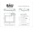Комплект Bauedge BAU 4 в 1: раковина над стиральной машиной BAU Stil 60х55 литьевой мрамор, кронштейны, сифон и смеситель Hotel Still, нержавеющая сталь XMY0068 6