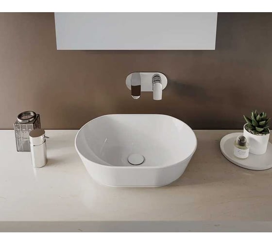 Раковина-чаша Vitra Geo 55 см, белая 7427B003-0012
