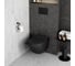 Безободковый подвесной унитаз VITRA Sento, матовый черный 7748B083-0101 7