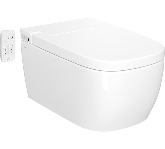 Интеллектуальный подвесной унитаз VITRA V-Care Basic 5674B003-6193