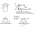 Интеллектуальный подвесной унитаз VITRA V-Care Basic 5674B003-6193 3