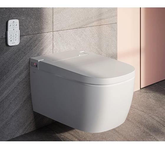 Интеллектуальный подвесной унитаз VITRA V-Care Comfort 5674B003-6194