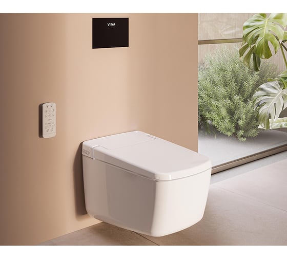 Интеллектуальный подвесной унитаз VITRA V-CARE Prime 7231B403-6216