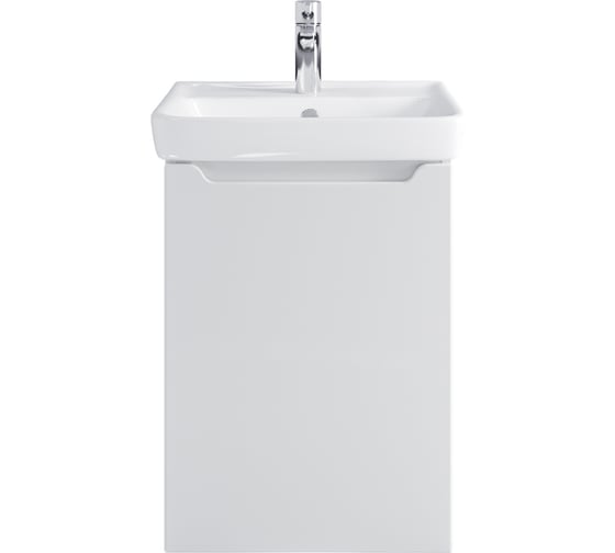 Комплект Sanstar Тумба Bianco 50 подвесная, мебельный умывальник Мини 50 167.1-1.5.1.К