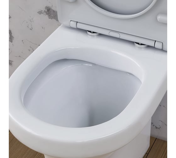 Унитаз-компакт Damixa Skyline безободковый, с сиденьем микролифт DX35C8600SC