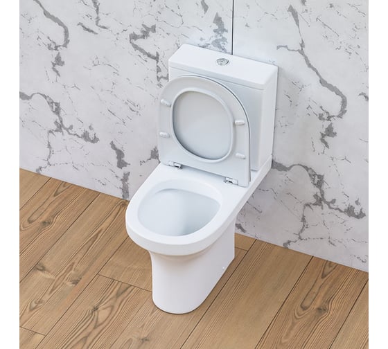 Унитаз-компакт Damixa Skyline безободковый, с сиденьем микролифт DX35C8600SC
