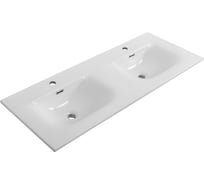 Керамическая раковина Cezares с двумя чашами, 1210x460x170 мм CZR-8099-120-2