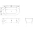 Акриловая ванна BelBagno BB405-1700-800 5
