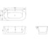 Акриловая ванна BelBagno BB405-1500-800 5