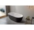 Акриловая ванна BelBagno белый глянец внутри, черный матовый снаружи BB70-1500-800-W/NM 1