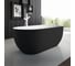 Акриловая ванна BelBagno белый глянец внутри, черный матовый снаружи BB70-1500-800-W/NM 3