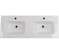 Керамическая раковина BelBagno с двумя чашами BB1200-2-ETL