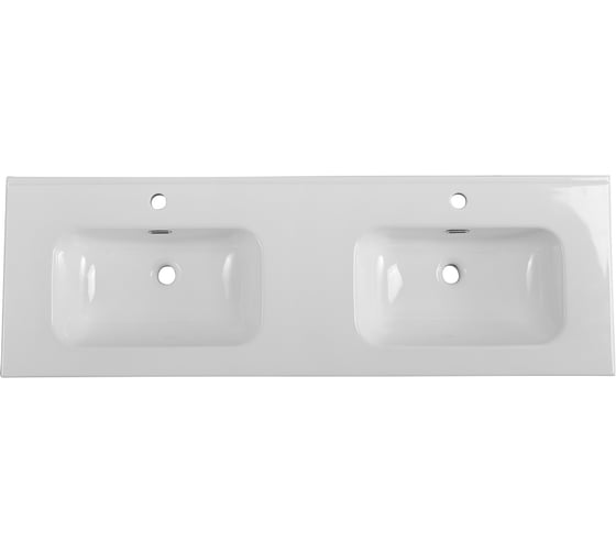 Керамическая раковина BelBagno с двумя чашами BB1400-2-ETL 1