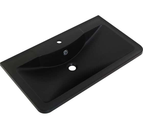 Раковина из искусственного камня BelBagno чёрная матовая, 1000x455x145 BB1000/455-LV-ART-ALR-NERO