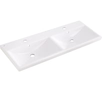 Раковина керамическая BelBagno двойная, 1200x450 BB-0325-120-2-LVB