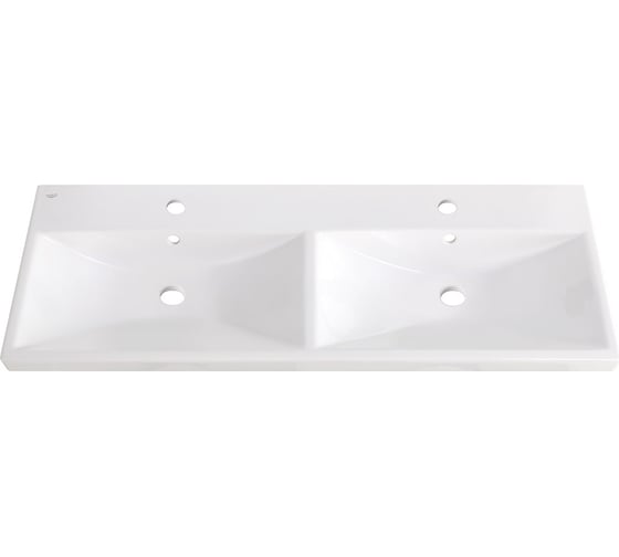 Раковина керамическая BelBagno двойная, 1200x450 BB-0325-120-2-LVB