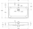 Керамическая раковина BelBagno 610x460x140 BB-8078-60 6