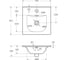 Керамическая раковина BelBagno 410x410x150 BB-8099-3-40 3