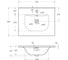 Керамическая раковина BelBagno 610x460x170 BB-8099-60 3