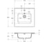 Керамическая раковина BelBagno 510x465x170 BB500ETL 3