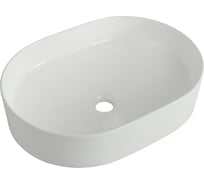 Раковина керамическая BelBagno накладная, овальная, 500x370x135 BB1483