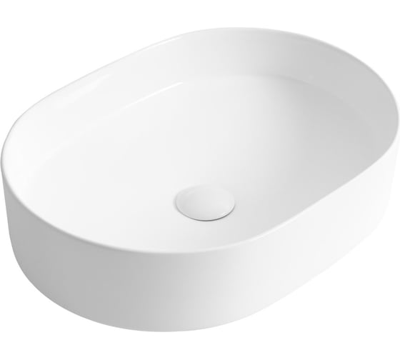Раковина керамическая BelBagno накладная, овальная, 500x370x135 BB1483