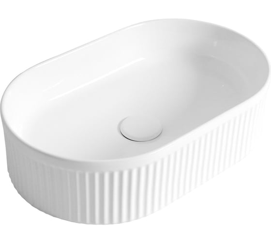 Раковина керамическая BelBagno накладная, овальная BB1497