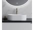 Раковина керамическая BelBagno накладная, овальная BB1497 3