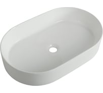 Раковина керамическая BelBagno накладная, овальная, 610x385x120 BB1479