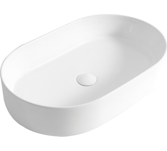 Раковина керамическая BelBagno накладная, овальная, 610x385x120 BB1479