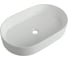 Раковина керамическая BelBagno накладная, овальная, 610x385x120 BB1479 1